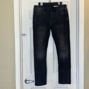 All Saints Cigarette Skinny Jeans Black Waist 30